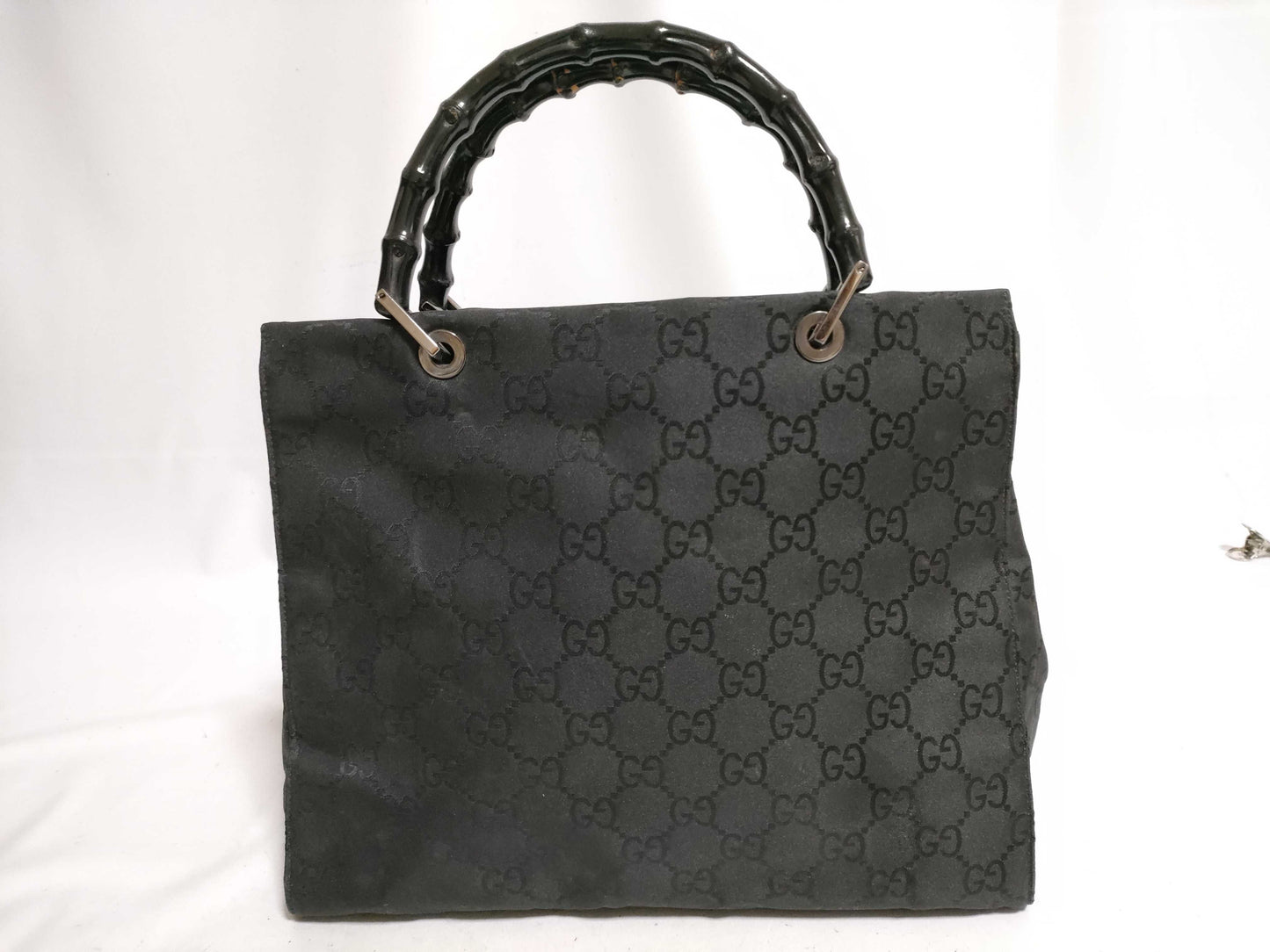 GUCCI Bamboo Gucci GG Supreme Bamboo Handbag Handbag