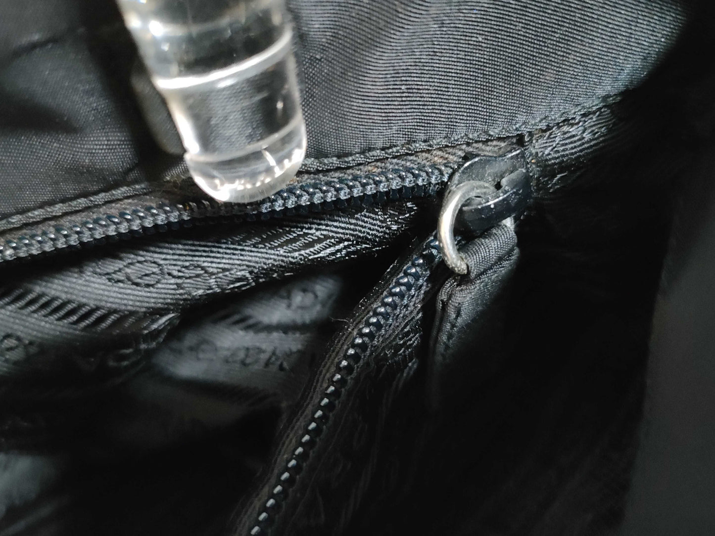 PRADA Nylon Prada Saffiano Handbag