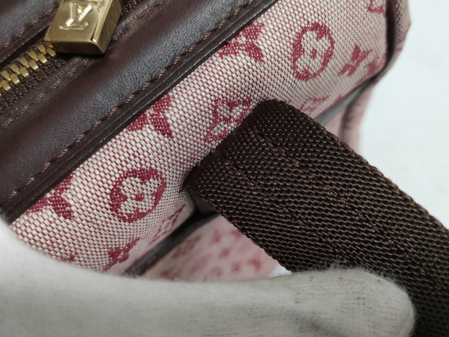 LOUIS VUITTON RFID Unverifiable Monogram Mini Louis Vuitton Monogram Mini Josephine PM Boston Bag M92314/VI0062