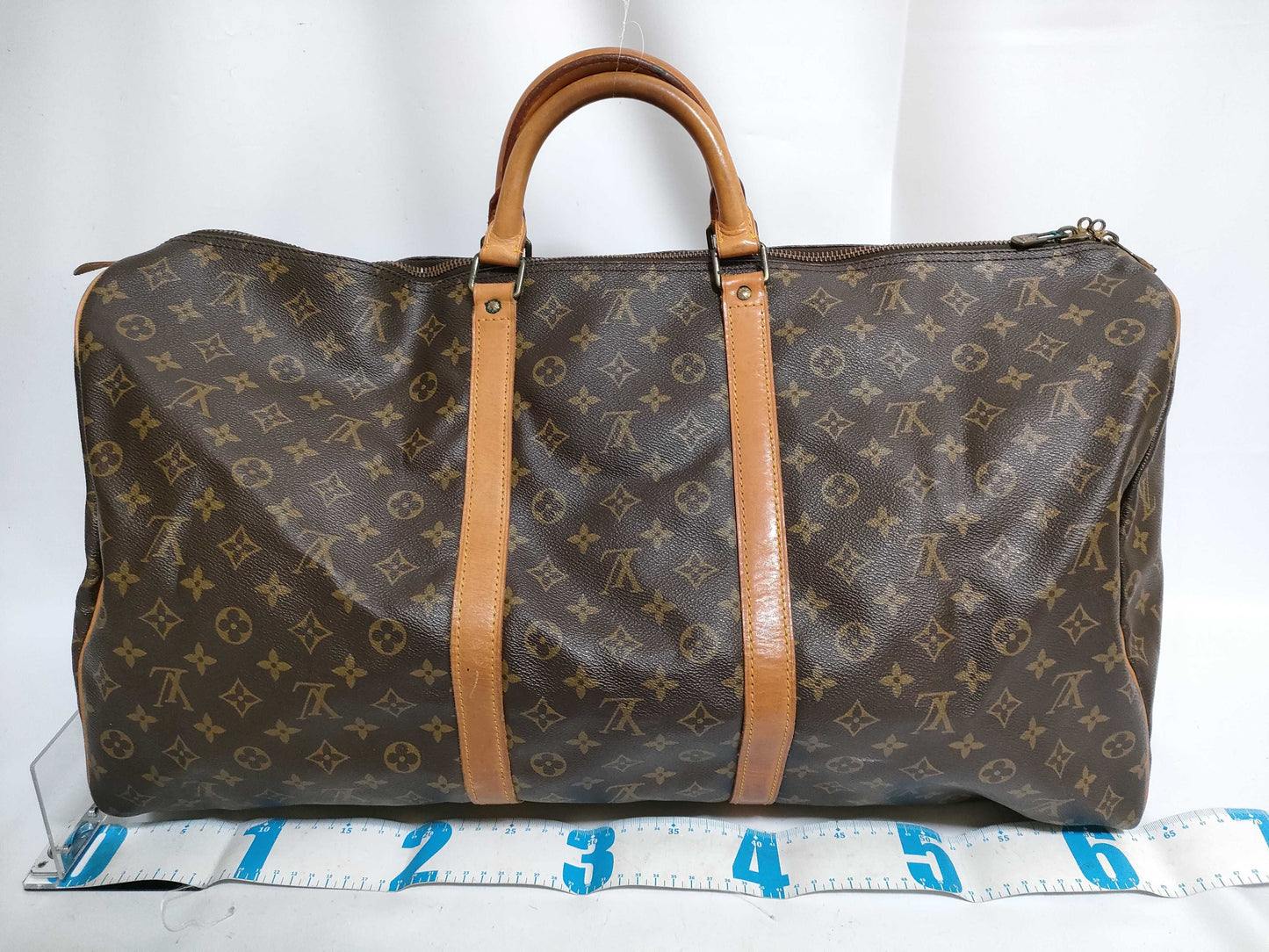 LOUIS VUITTON RFID Unverifiable Monogram Louis Vuitton Monogram Keepall 60 Boston Bag M41422/VI862