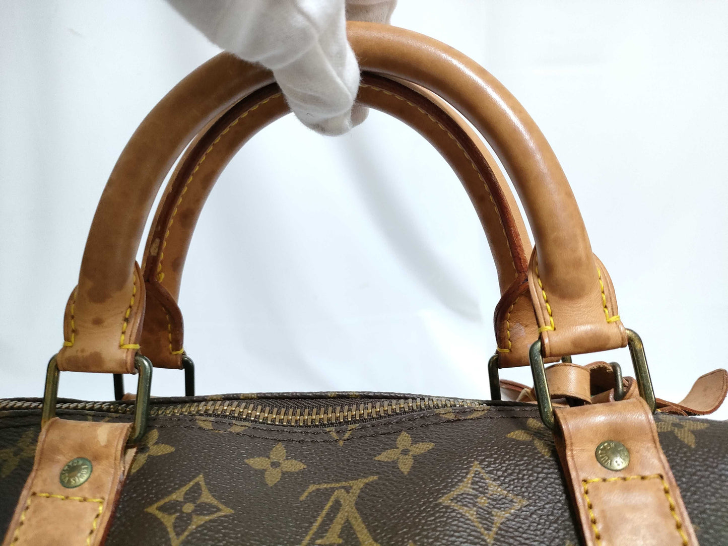 LOUIS VUITTON RFID Unverified Monogram Louis Vuitton Keepall 60 Bandouliere Boston Bag M41412/VI0930
