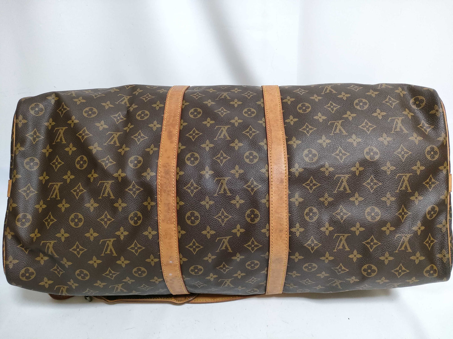 LOUIS VUITTON RFID Unverified Monogram Louis Vuitton Keepall 60 Bandouliere Boston Bag M41412/VI0930