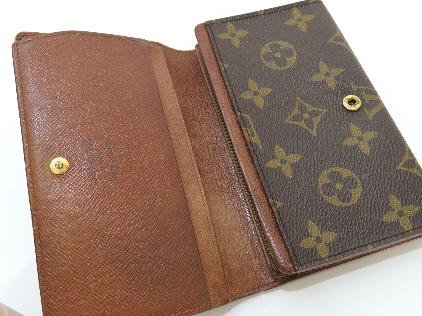 LOUIS VUITTON Monogram Louis Vuitton Monogram Porte Monnaie-Vieux-Tresor M61730/RA1915 Wallet