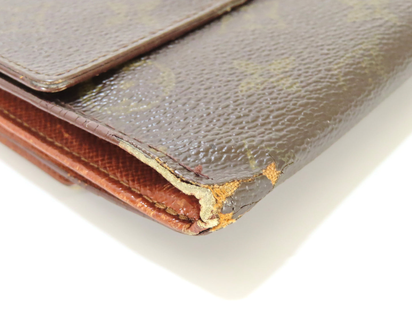 LOUIS VUITTON **** Monogram Louis Vuitton Monogram Porte Monnaie Carte Credit M61600/TH1923 Wallet