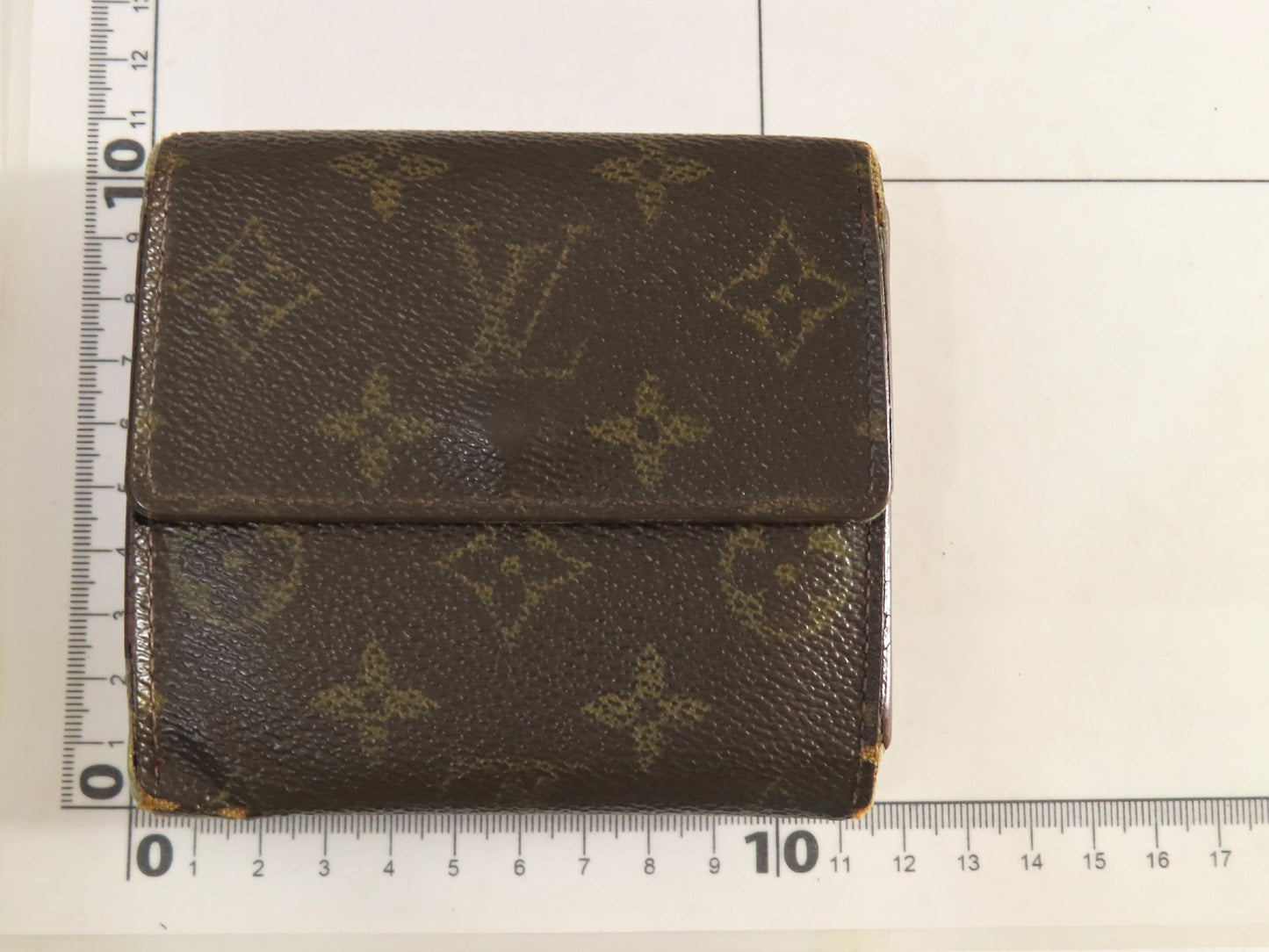 LOUIS VUITTON **** Monogram Louis Vuitton Monogram Porte Monnaie Carte Credit M61600/TH1923 Wallet