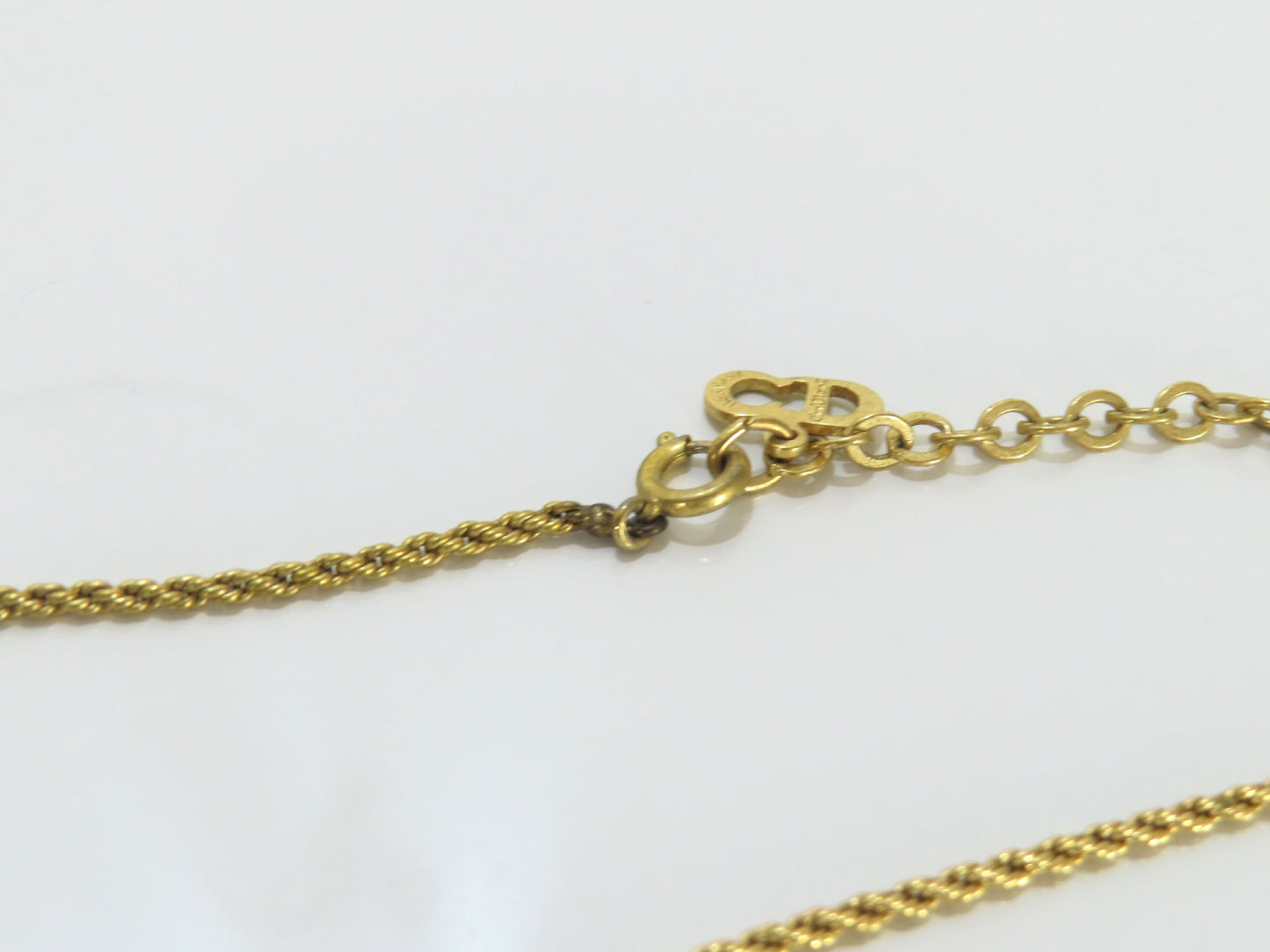 Christian Dior CD Necklace GP Necklace