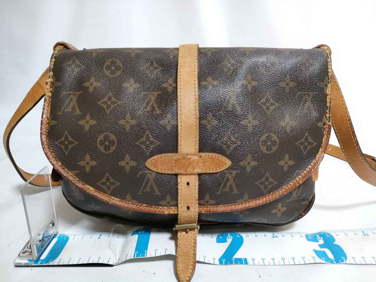 LOUIS VUITTON RFID Unverifiable Monogram Louis Vuitton Saumur 30 Shoulder Bag M42256/AR8903