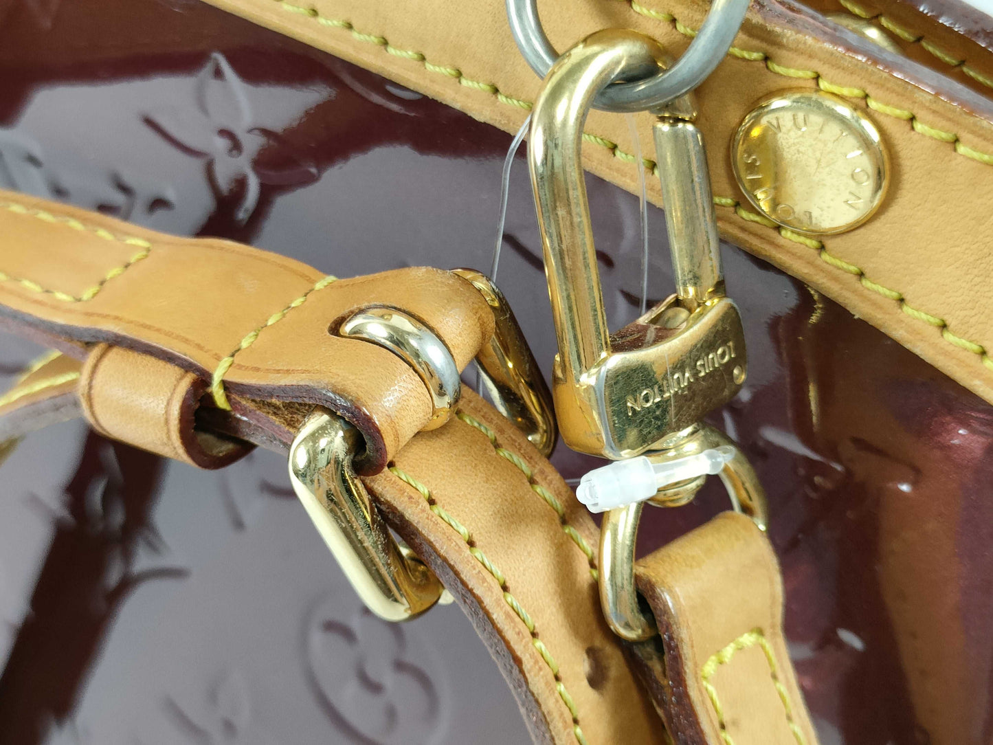 LOUIS VUITTON RFID Unverified DR 3172 Vernis LOUIS VUITTON Blair MM Handbag