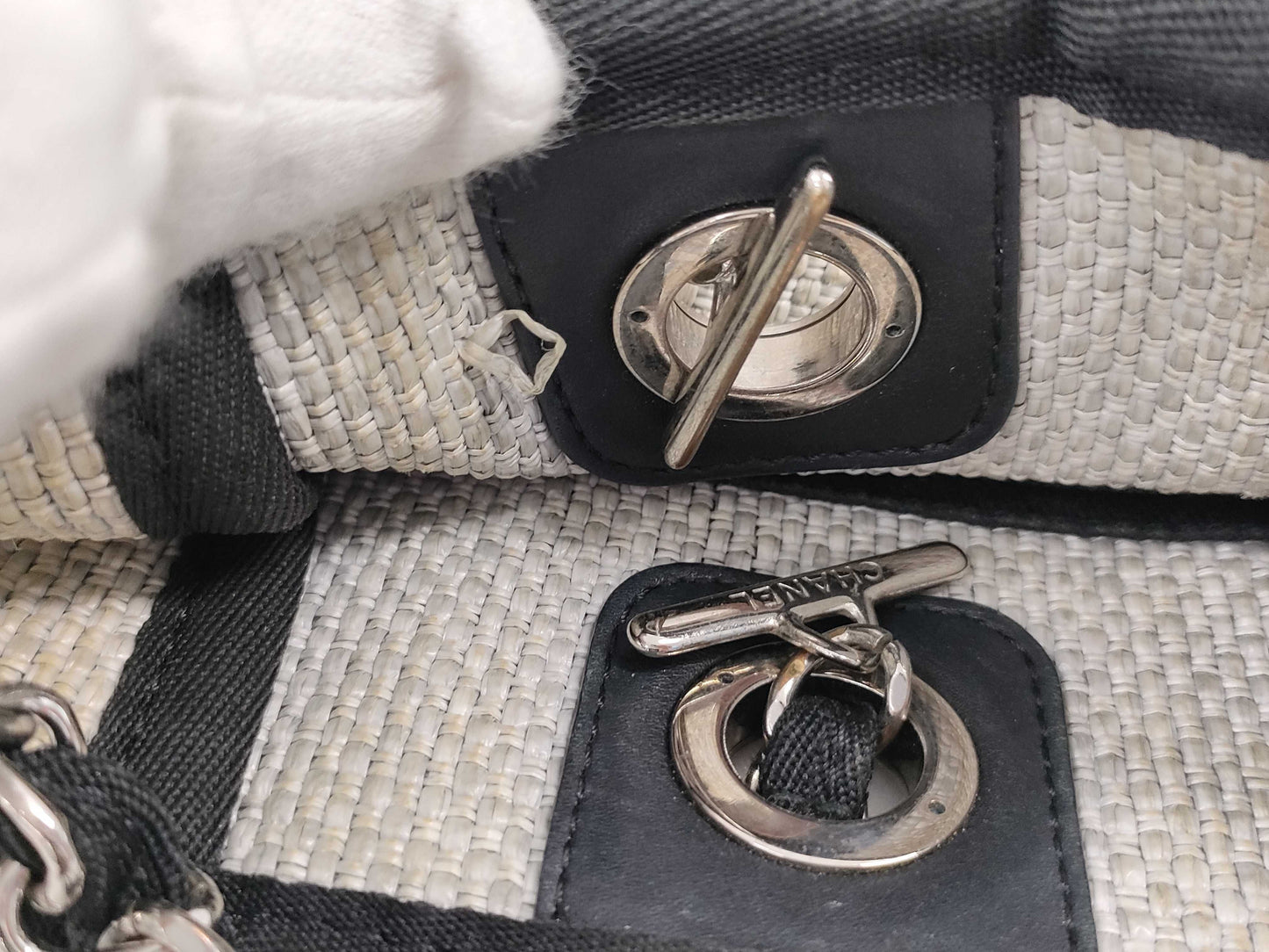 CHANEL Deauville Shoulder Bag