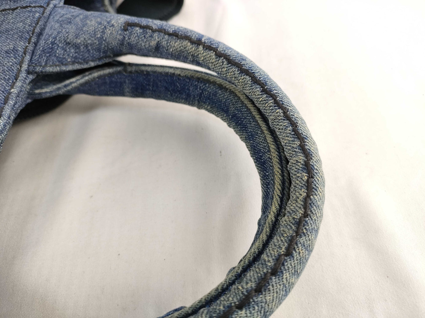 PRADA Prada Denim Canapa 2-way Tote Bag