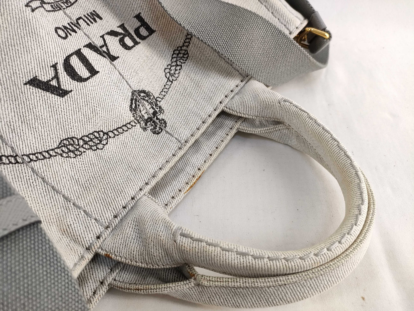 PRADA Canapa 2-way tote bag