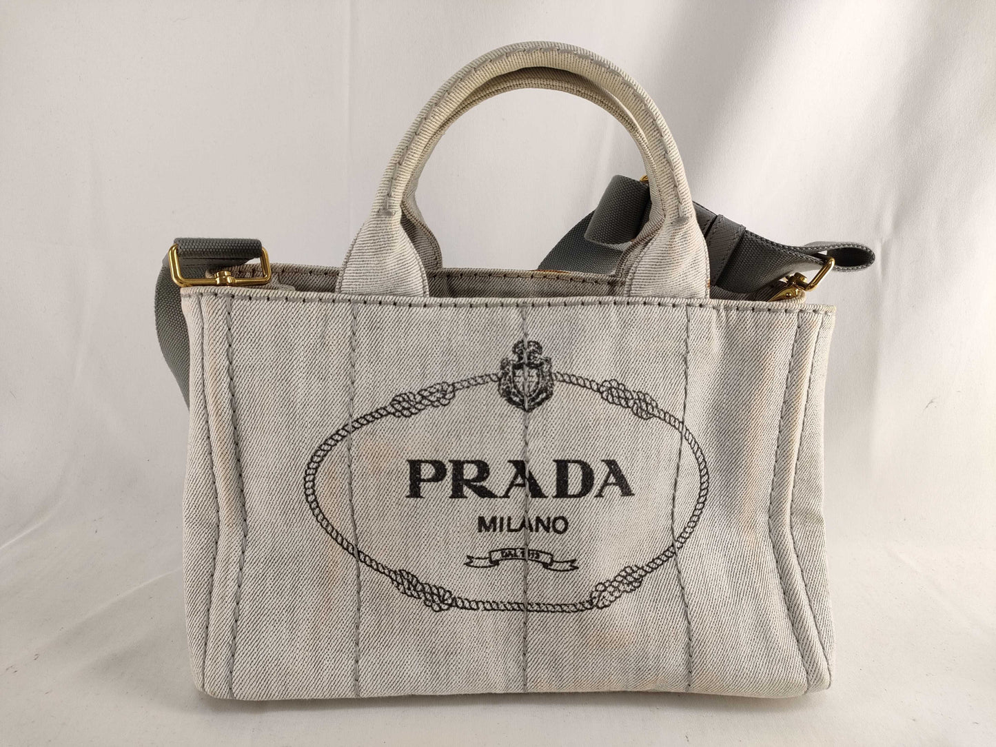 PRADA Canapa 2-way tote bag