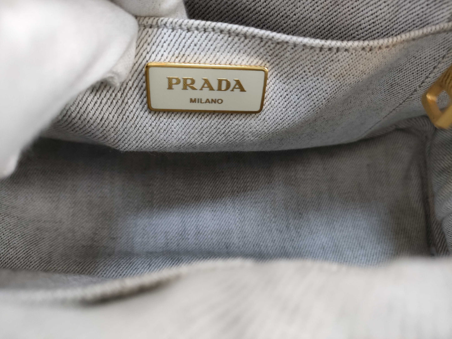 PRADA Canapa 2-way tote bag