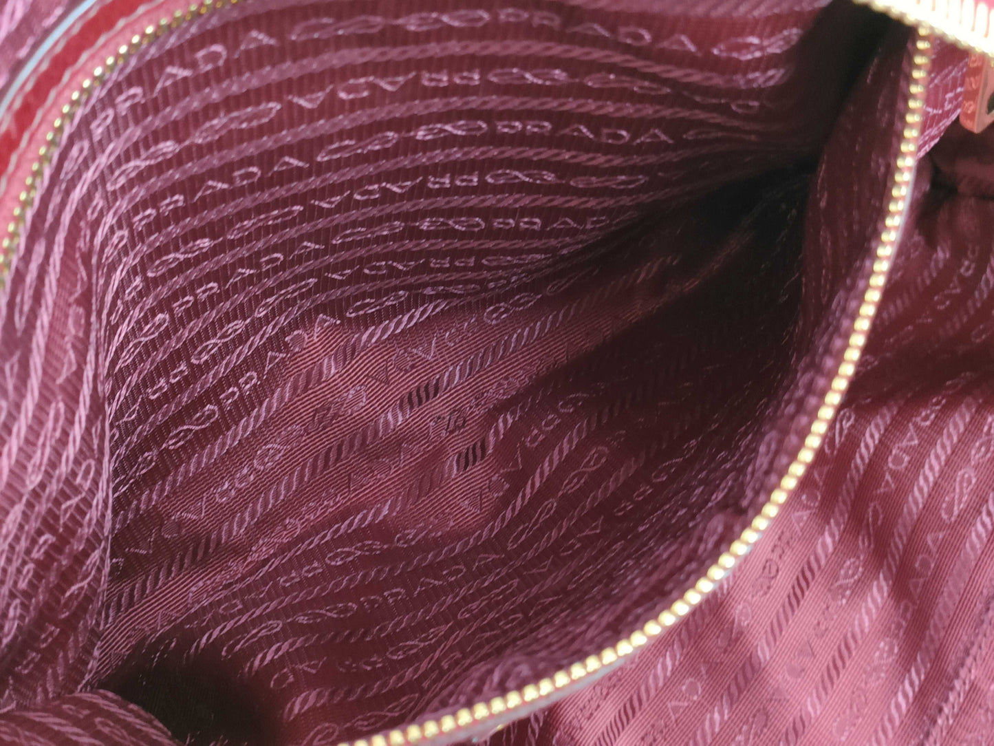 PRADA Vitello Shine Mini Boston Bag