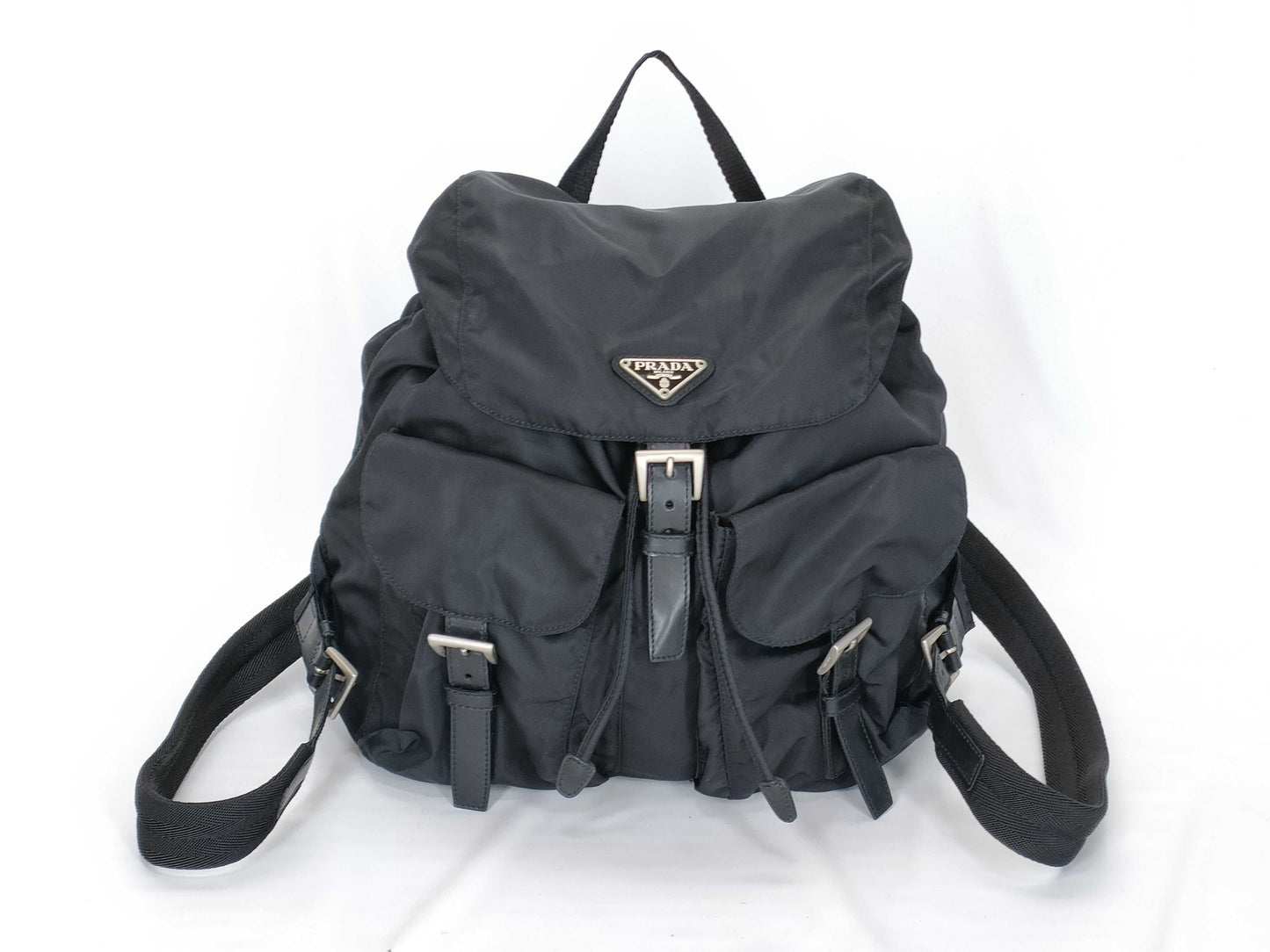 PRADA Nylon Prada Backpack Black Backpack