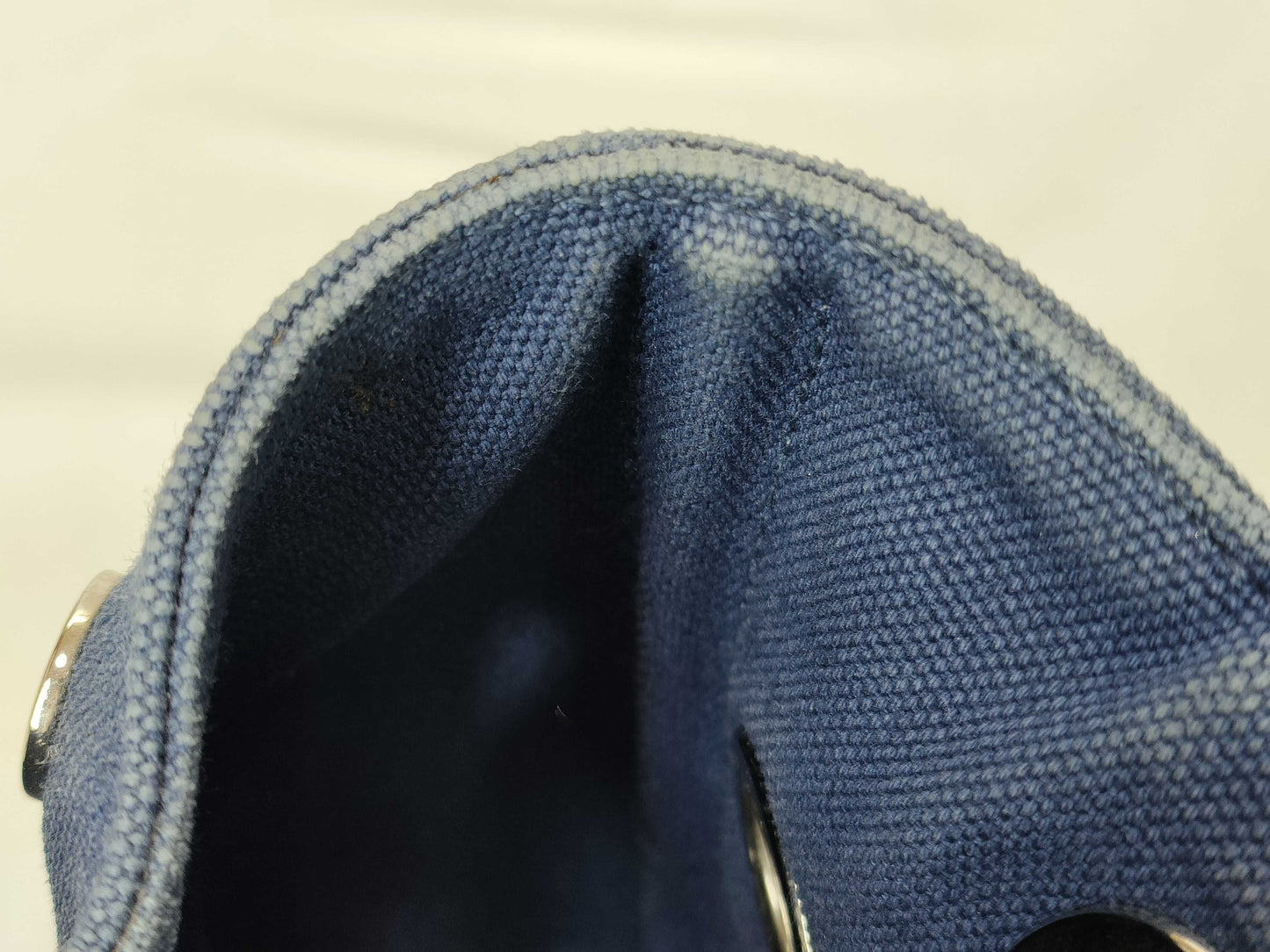 PRADA Prada Grommet Canapa Tote Bag with Pouch