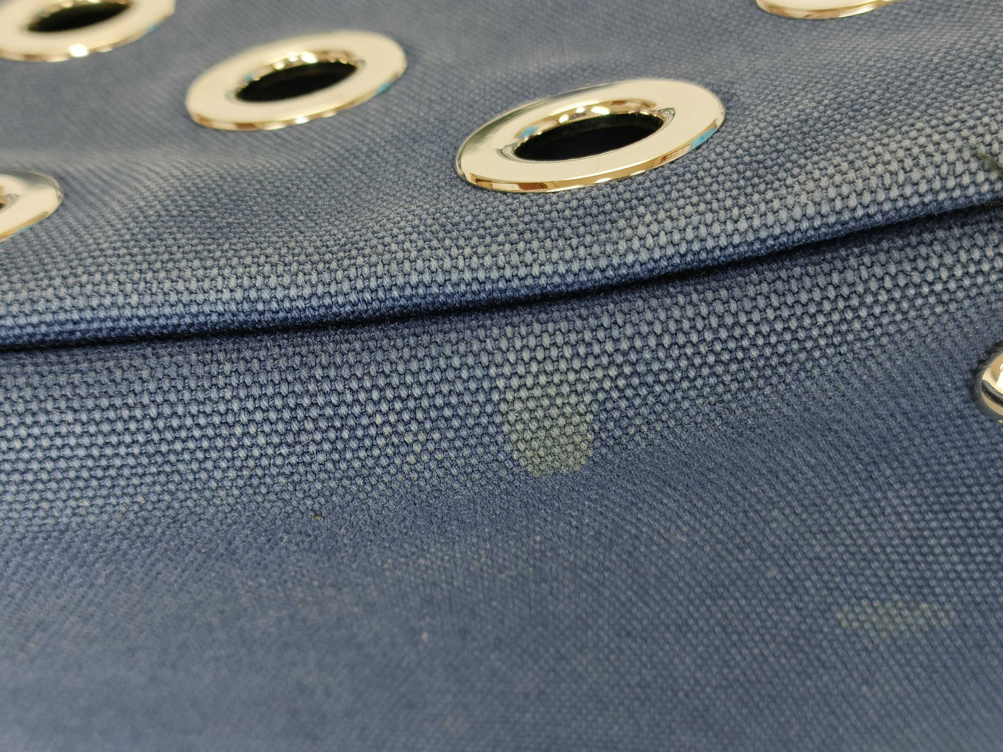 PRADA Prada Grommet Canapa Tote Bag with Pouch