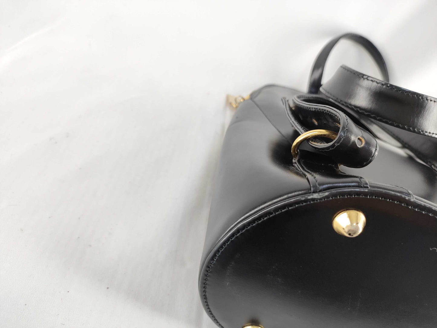 SAINT LAURENT Yves Saint Laurent Calfskin Backpack Black
