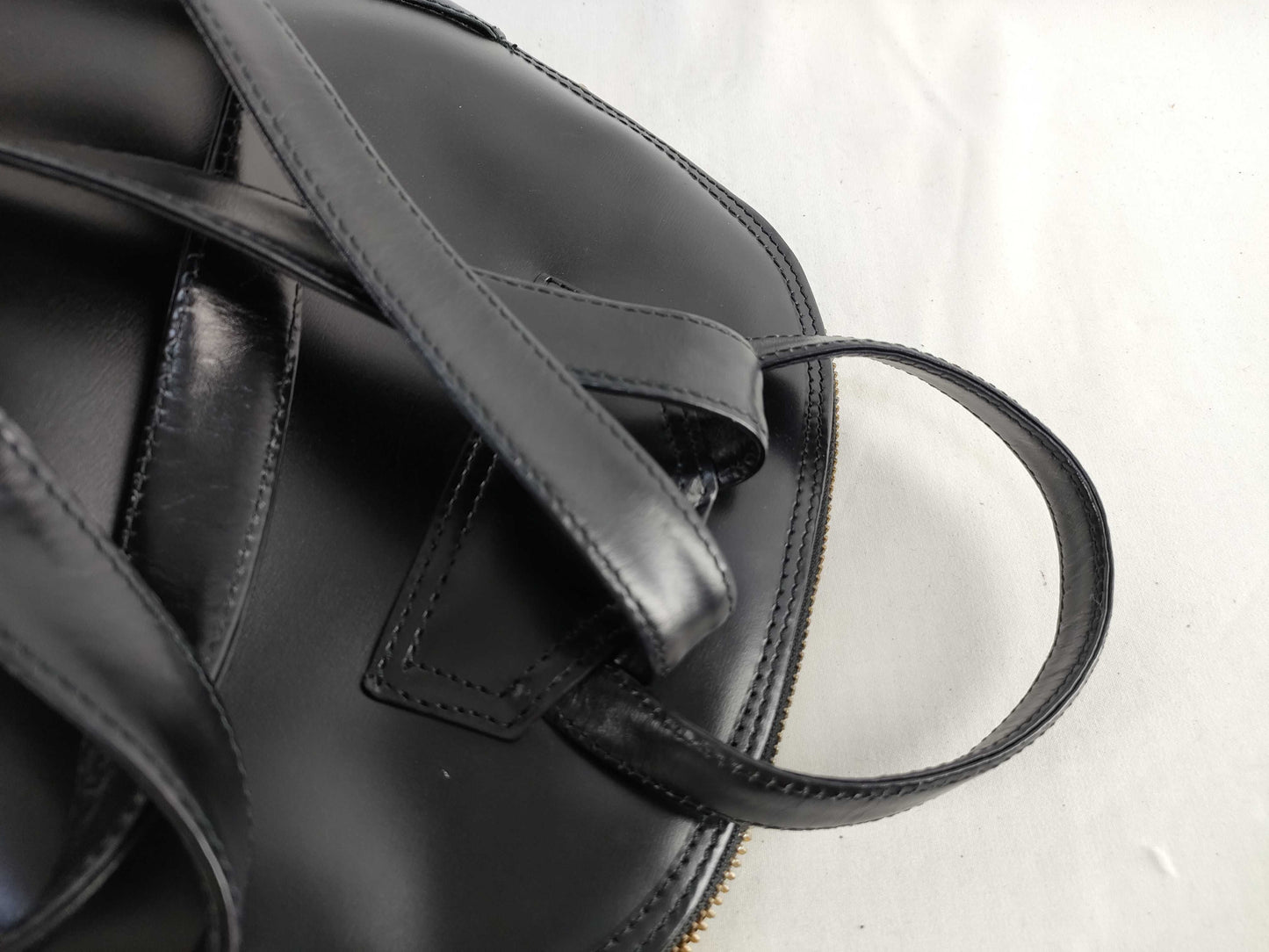 SAINT LAURENT Yves Saint Laurent Calfskin Backpack Black