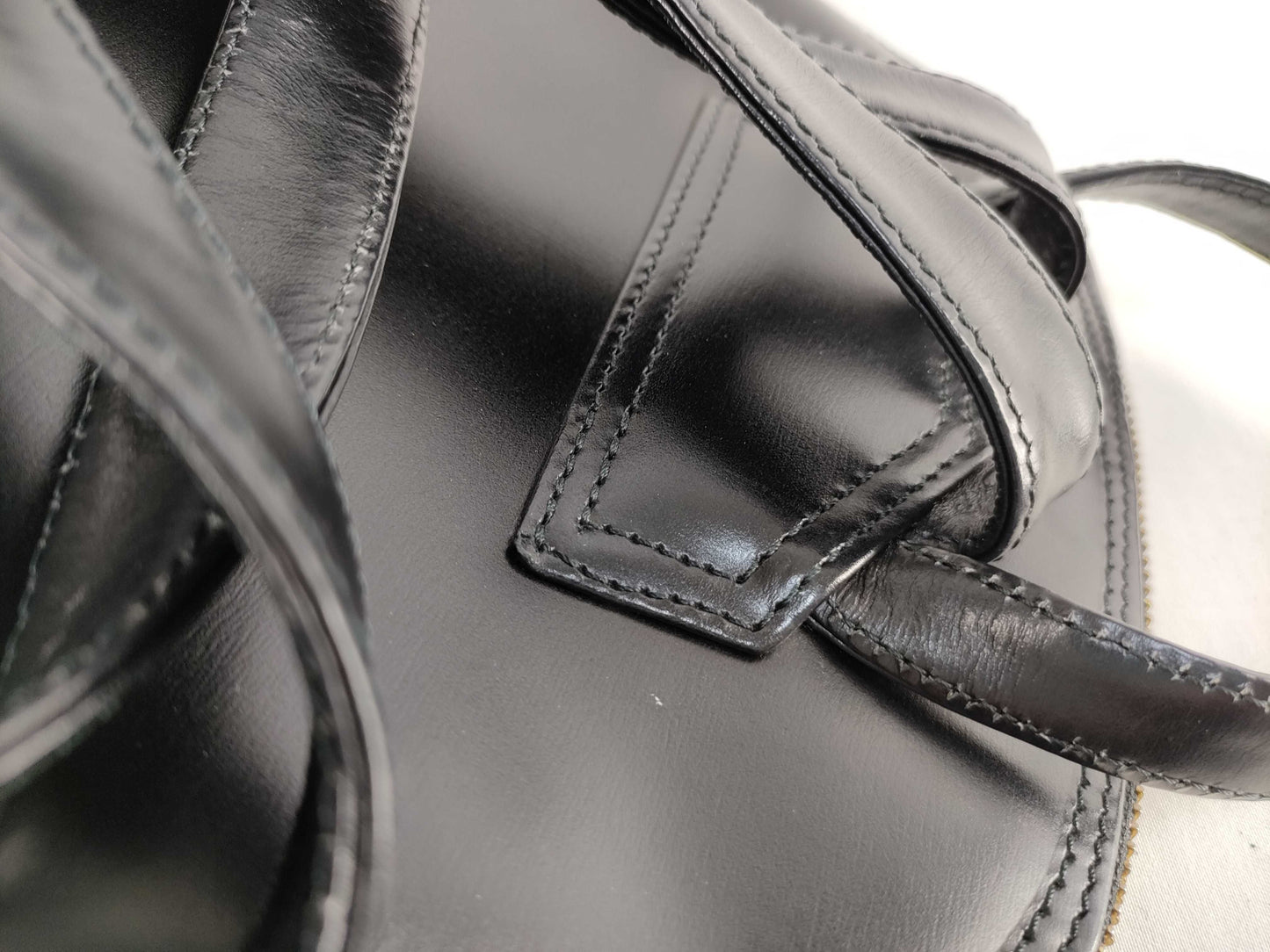 SAINT LAURENT Yves Saint Laurent Calfskin Backpack Black