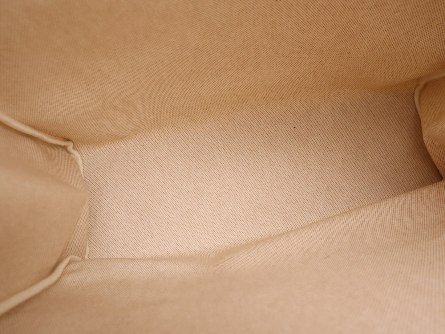 HERMES Leather and Canvas Airbag MM □C Stamp 1999 Brown Beige Shoulder Bag with Spare Bag