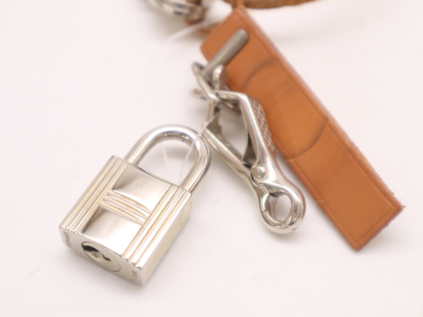 HERMES Leather and Canvas Airbag MM □C Stamp 1999 Brown Beige Shoulder Bag with Spare Bag