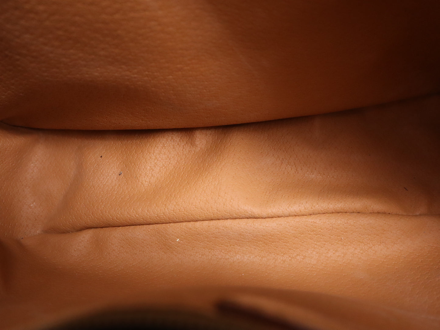 CELINE PVC and Leather Macadam Shoulder Bag in Dark Brown