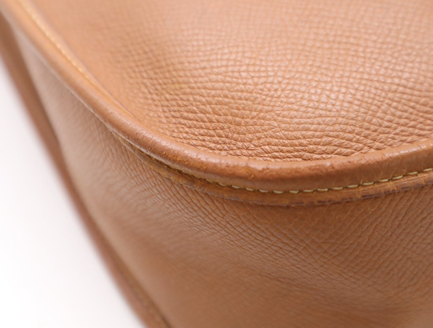 HERMES Epson XX engraved Evelyn GM gold shoulder bag