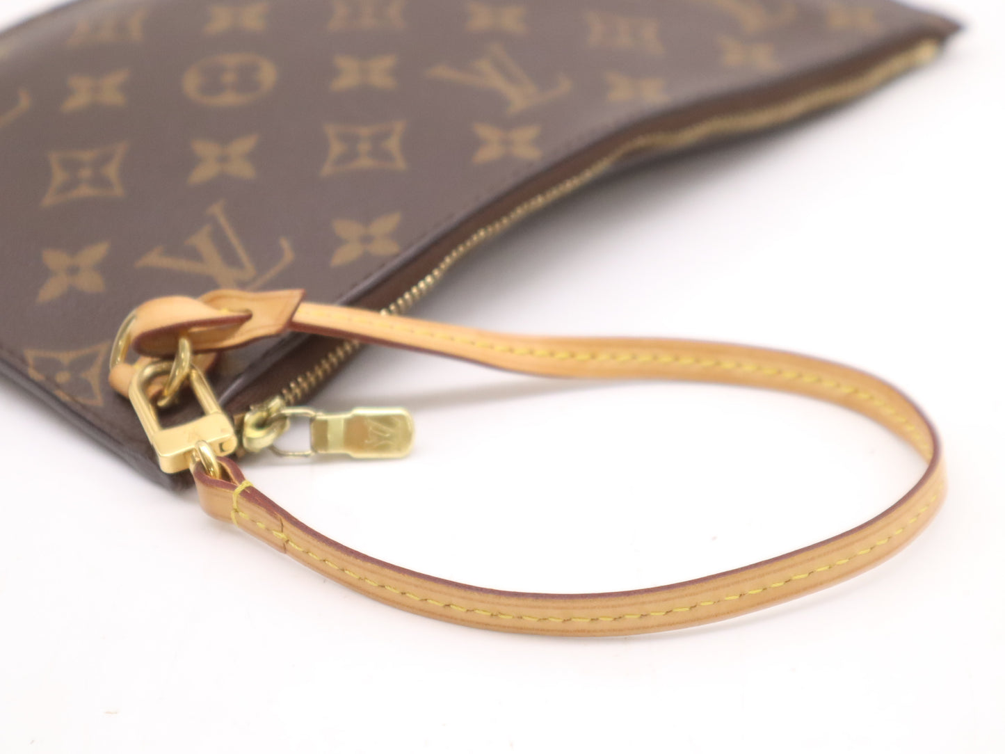 LOUIS VUITTON M40996 Monogram Neverfull MM Fuchsia Tote Bag with Pouch and Dust Bag