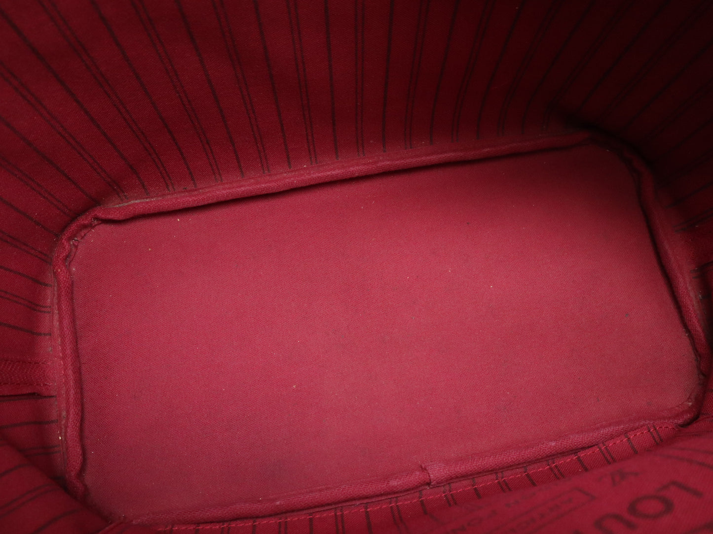 LOUIS VUITTON M40996 Monogram Neverfull MM Fuchsia Tote Bag with Pouch and Dust Bag