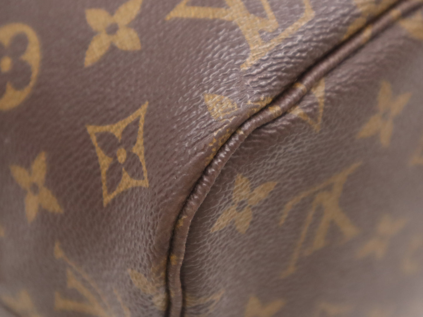 LOUIS VUITTON M40996 Monogram Neverfull MM Fuchsia Tote Bag with Pouch and Dust Bag