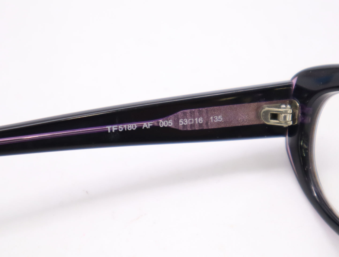 Tom Ford Butterfly Eyeglasses Frames, Purple Demi, Prescription, Box and Case Included. Sunglasses/Eyeglasses