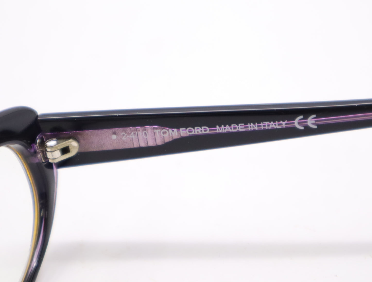 Tom Ford Butterfly Eyeglasses Frames, Purple Demi, Prescription, Box and Case Included. Sunglasses/Eyeglasses