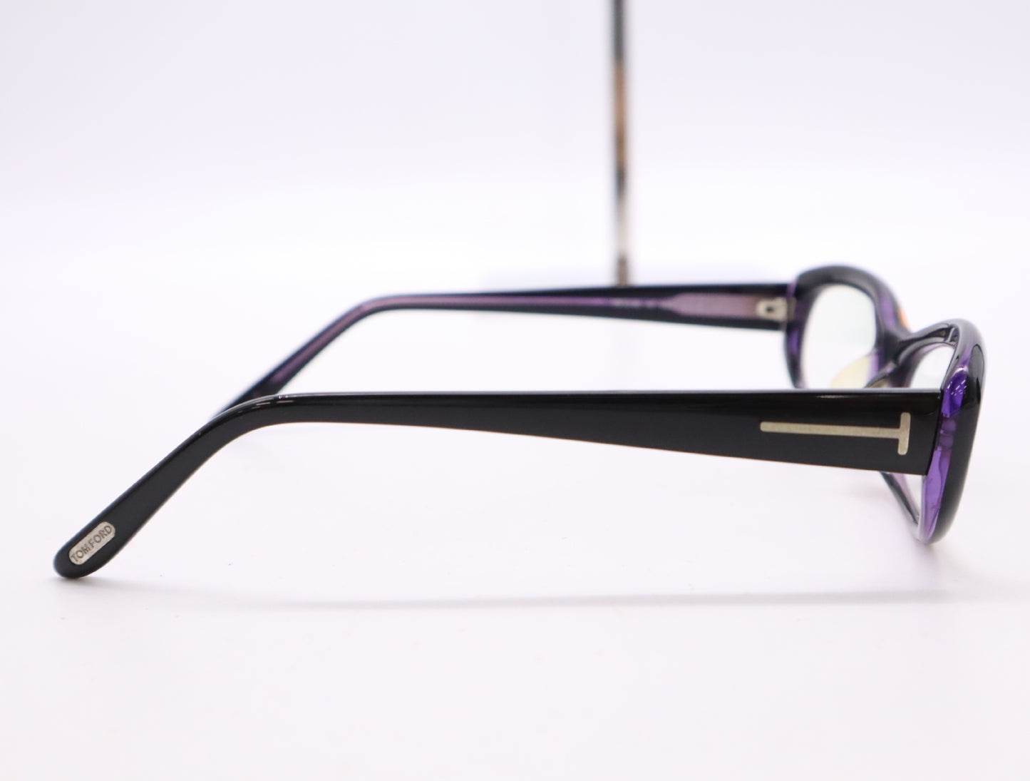Tom Ford Butterfly Eyeglasses Frames, Purple Demi, Prescription, Box and Case Included. Sunglasses/Eyeglasses