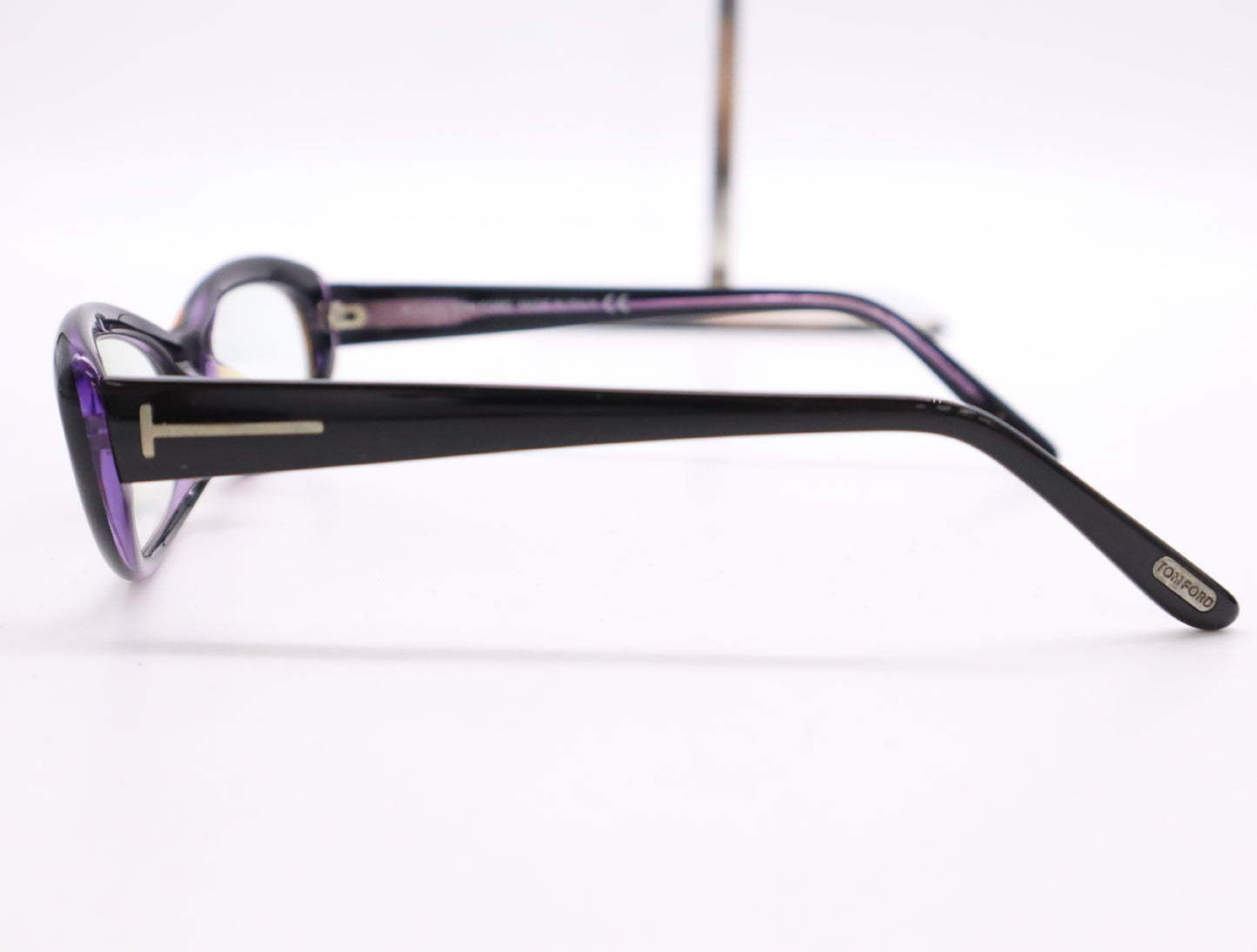 Tom Ford Butterfly Eyeglasses Frames, Purple Demi, Prescription, Box and Case Included. Sunglasses/Eyeglasses