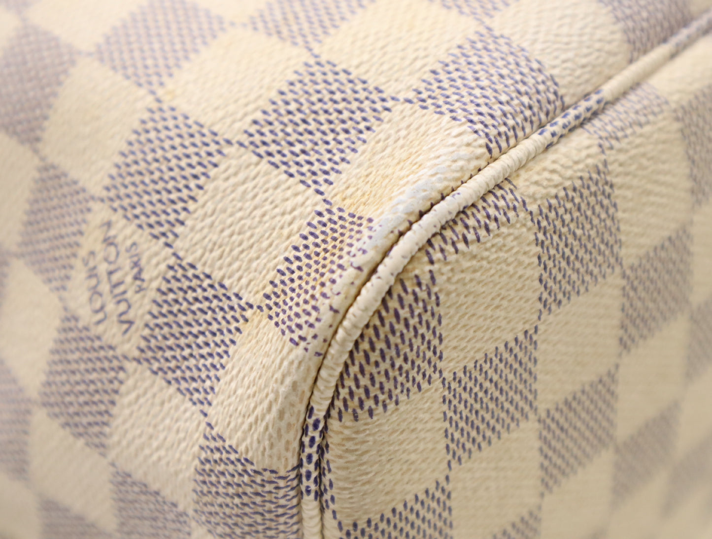 LOUIS VUITTON N51107 Azur Neverfull MM Old Model Tote Bag