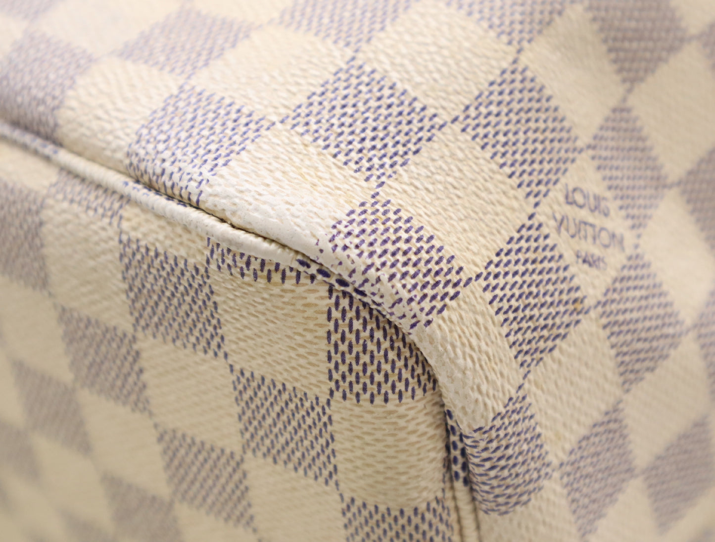 LOUIS VUITTON N51107 Azur Neverfull MM Old Model Tote Bag