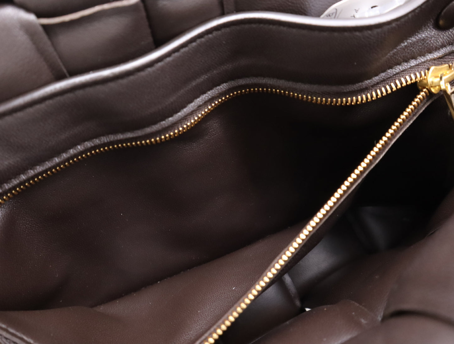 BOTTEGA VENETA 591970 Leather Maxi Intrecciato Padded Cassette Shoulder Bag in Bordeaux with Dust Bag
