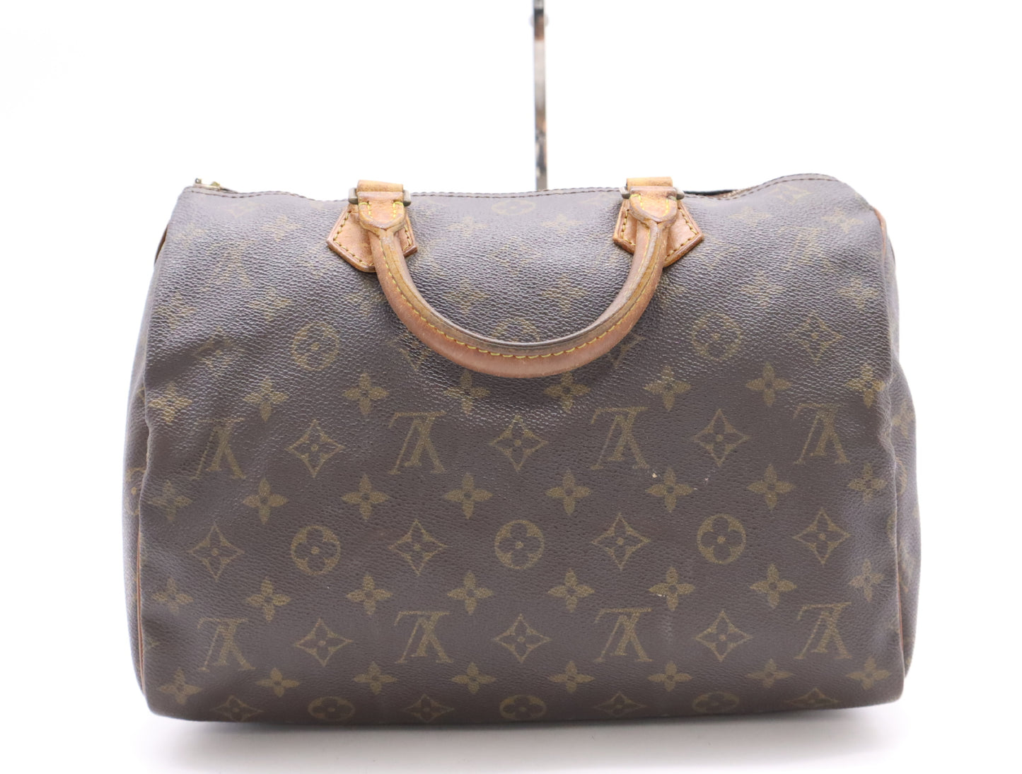 LOUIS VUITTON M41526 Monogram Speedy 30 Handbag with Zipper Pull