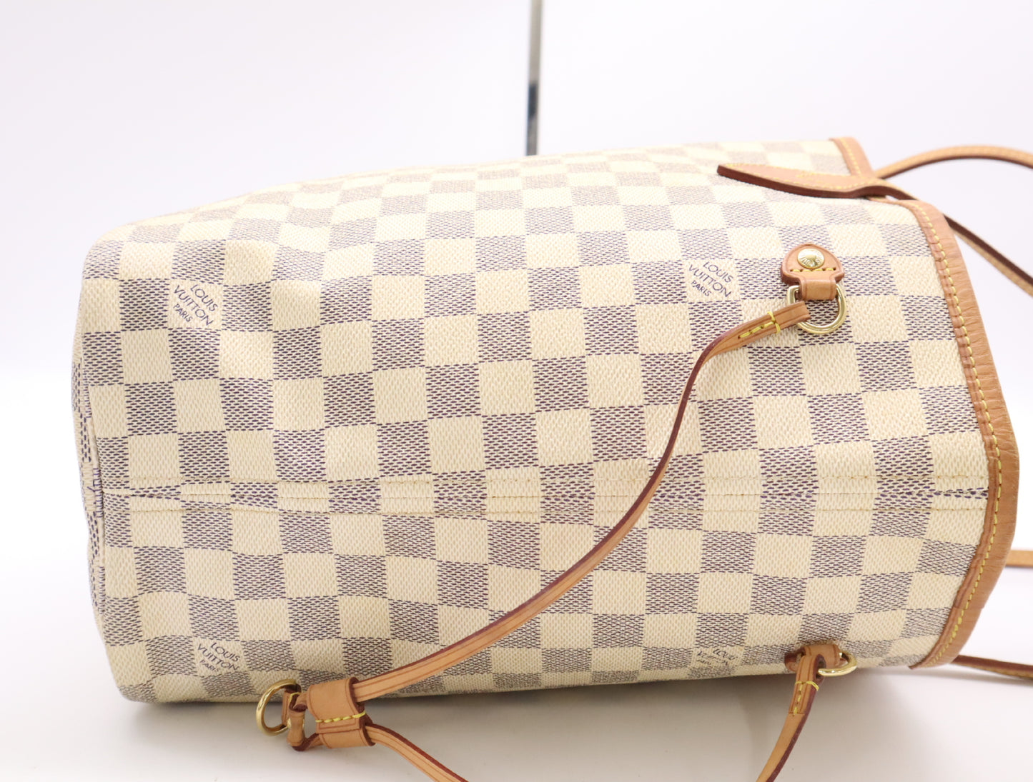 LOUIS VUITTON N51107 Azur Neverfull MM Old Model Tote Bag