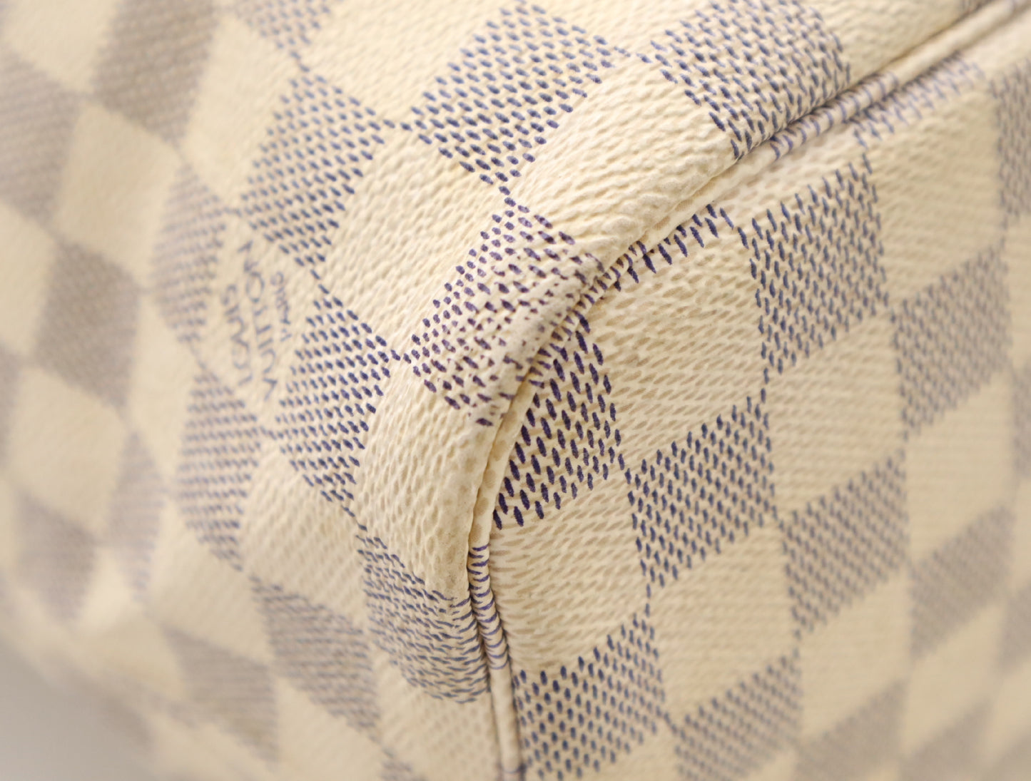 LOUIS VUITTON N51107 Azur Neverfull MM Old Model Tote Bag