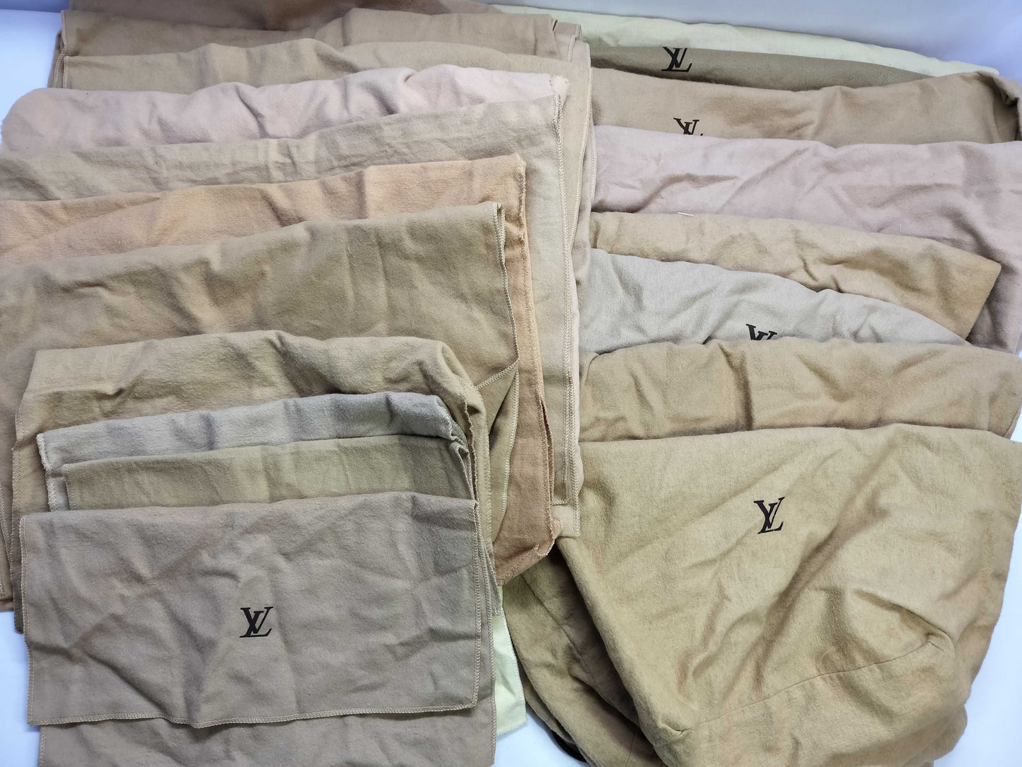 Set of 20 Louis Vuitton Dust Bags