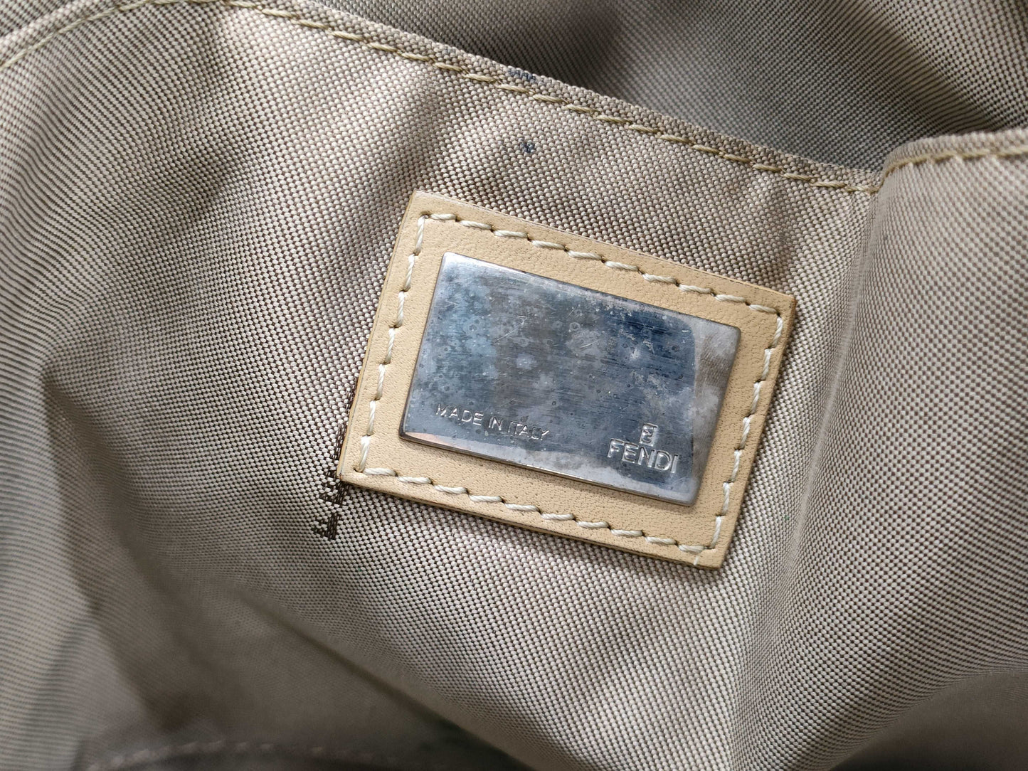 FENDI Zucca Print Zucchino Tote Bag