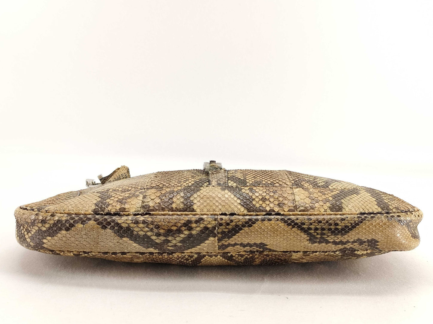 GUCCI Jackie Python Shoulder Bag