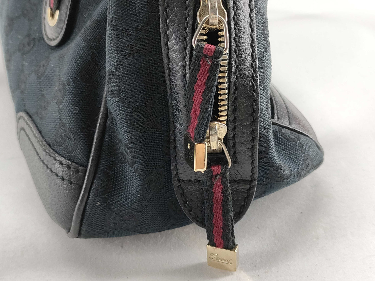 GUCCI GG Canvas Princess Boston Bag