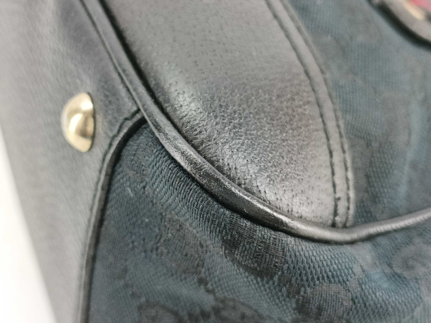 GUCCI GG Canvas Princess Boston Bag