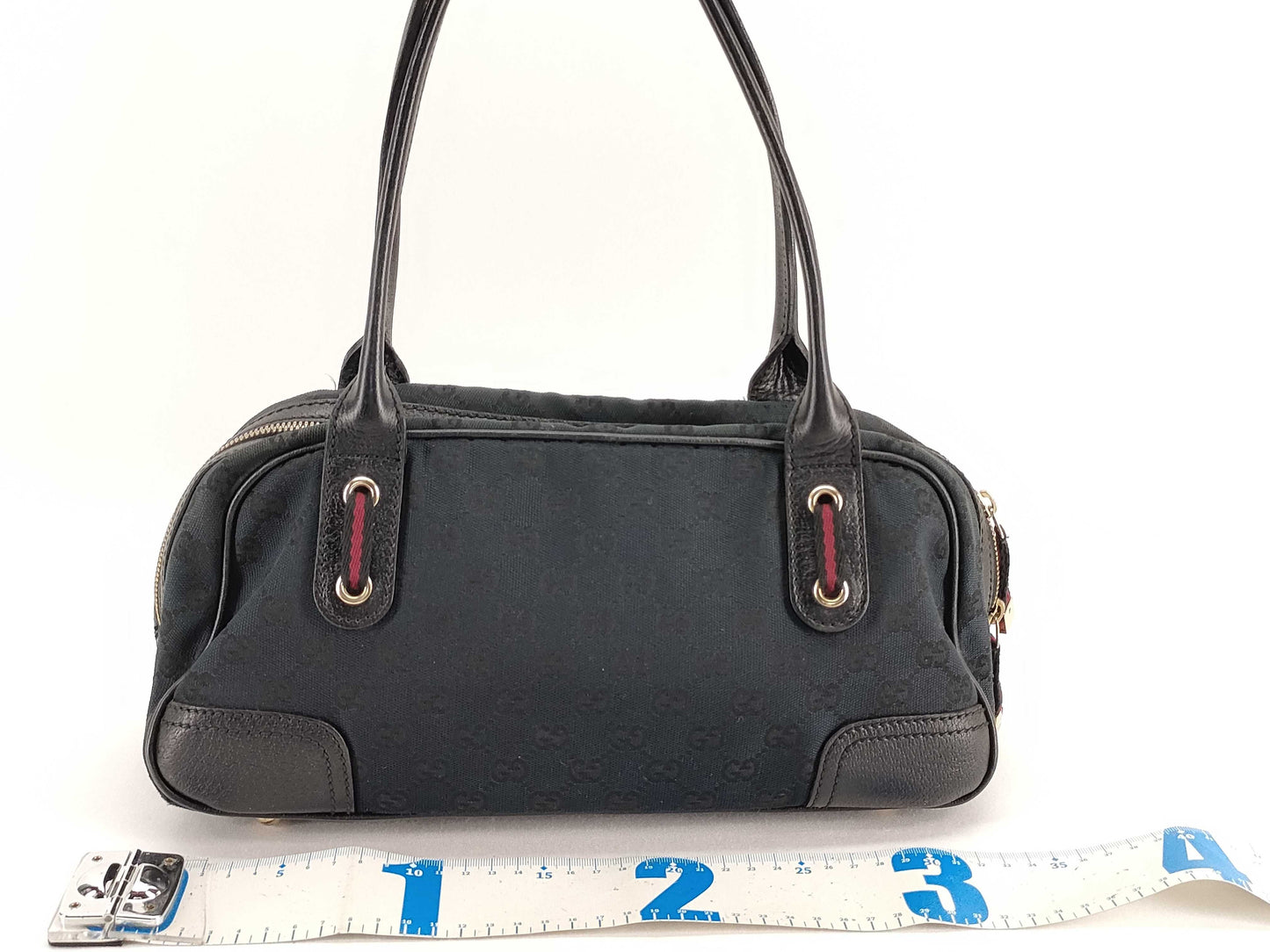 GUCCI GG Canvas Princess Boston Bag