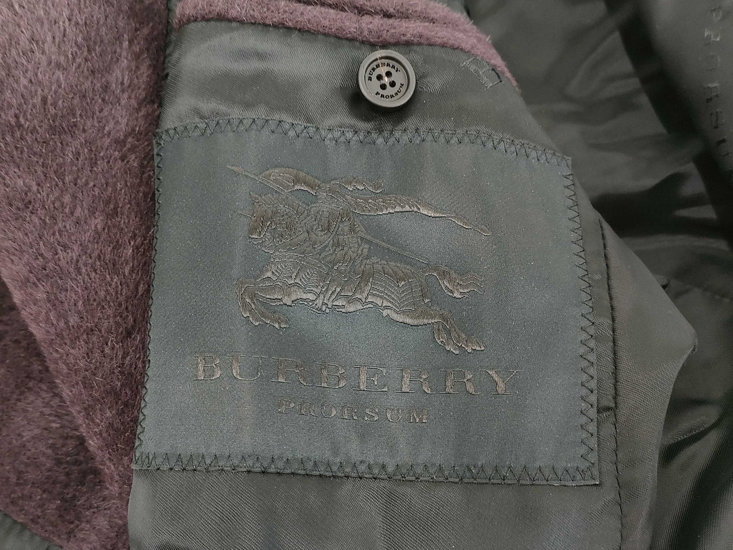 BURBERRY Prorsum Alpaca Fur Coat, Size 44