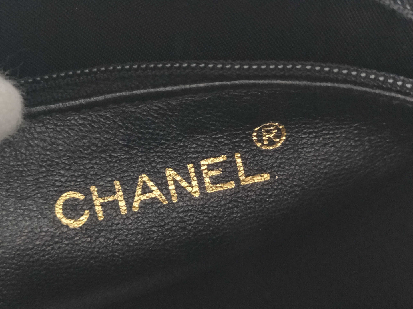 CHANEL satin shoulder bag