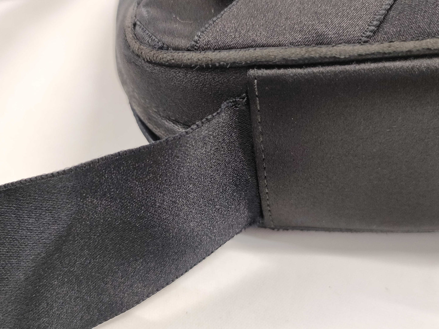 CHANEL satin shoulder bag